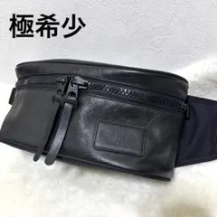 【極希少】ノースフェイス　ボディバッグ　レザー ヒップパック　完売品