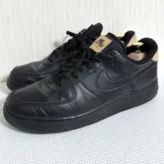 Nike ナイキGS エアフォース1 エレベイト トリプルブラックレザー29cm 