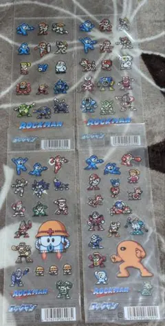 ロックマン ドットデザインシール Vol.1〜4 ヨドバシ.com - カプコン CAPCOM ロックマン ドットデザインシール Vol