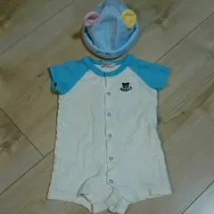 お値下げ中！ミキハウス☆ロンパース&帽子セット