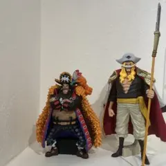 ONE PIECE フィギュア 黒ひげ＆白ひげ 2体セットのサムネイル