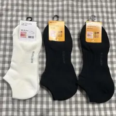 ユニクロ ヒートテック　ショートソックス　3足セット　25-27