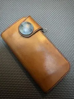 RED MOONレザー 長財布 白 ホワイト 証明書あり - メルカリ