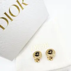 3043 保存箱付き極美品✨Dior　イヤリング　CD ロゴ　希少　刻印