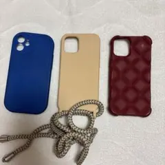 iPhone12miniケース 3点セット シリコン