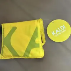 カルディ　エコバッグ　イエロー①