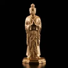 海洋堂 仏像立体図録4 月光菩薩 金箔雅趣カラー カプセルQ