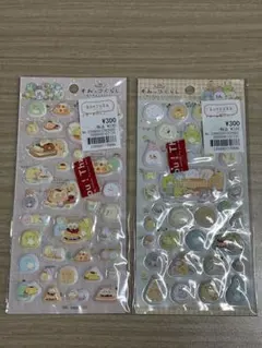 正規品 新品未開封 すみっコぐらし たぬきのまんまるレストランシール2枚セット
