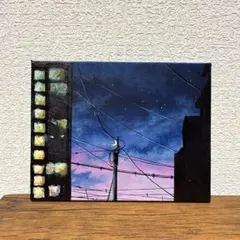 『8』/キャンバスアート　アクリル画　絵画　アート　インテリア