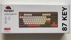freewolf 87 key ワイヤレスキーボード