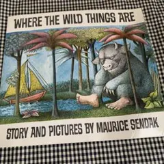 洋書絵本『かいじゅうたちのいるところ』モーリス・センダック作、ペーパーバック版。