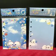 あわわちゃん シマエナガ シール帳　シールバインダー　リフィル　2セット