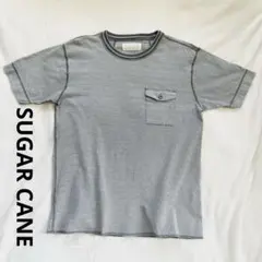 SUGAR CANE シュガーケーン ポケットTシャツ L グレー 日本製のサムネイル