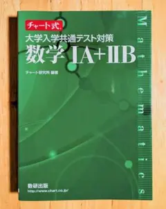 【美品】チャート式 大学入学共通テスト対策 数学1A+2B 数研出版