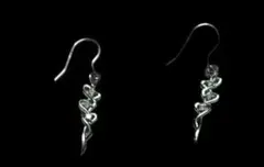 箱付きハートシルバーピアス