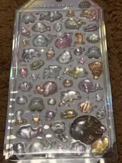 ボンボンドロップシール 正規品 シャーベット みずいろボンボン