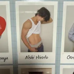 INI 2nd 写真集 Viva la vitaタワレコステッカーA 西洸人