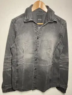 【未使用】TETE HOMME・デニムジャケット・ブラック・サイズ6