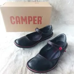 希少　箱付　CAMPER カンペール メリージェーン ライトニナ　黒