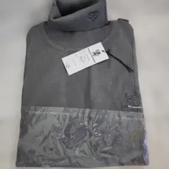 サルーンエキスプレスグレーMハイネックセーター新品未使用