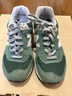 New Balance 574 グリーン スニーカー