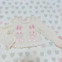 うさぎぬいぐるみカーディガン/シャーリーテンプル