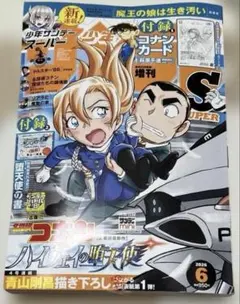 新品未開封品　少年サンデーS 2026年6月号　コナンカード　堕天使の書付録付き