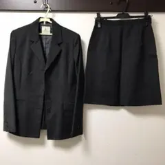 ウール100%✨組曲 スカート スーツ ジャケット ダークグレー　オンワード樫山
