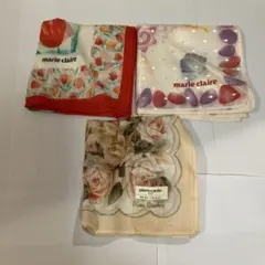 marie claire & pierre cardin ハンカチセット