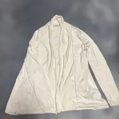 ZARA KNIT クリーム色 長袖カーディガン