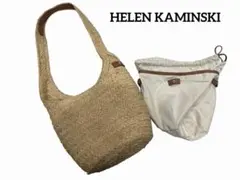 【最終値下げ】HELEN KAMINSKIラフィア ワンショルダーバッグのサムネイル