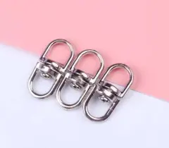 回転可能な 8クラスプ キーホルダー アクセサリー クラスプ 10個セット ➁