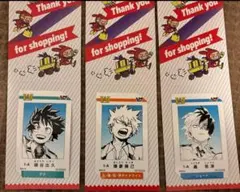 僕のヒーローアカデミア フェア限定　特製キャラクターミニブロマイド　3点セット