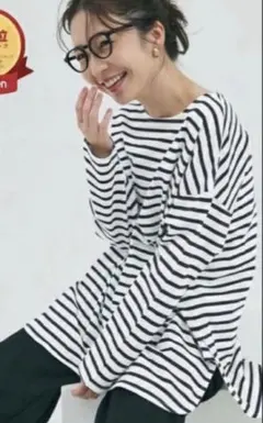 coca⭐︎ レギュラーオンスコットンサイドスリットビッグTシャツ　Mサイズ新品