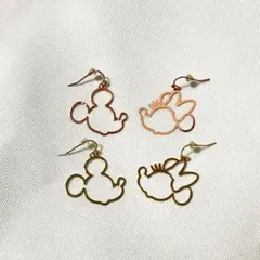 ディズニー　アクセサリー　ミッキー ミニー ピアス