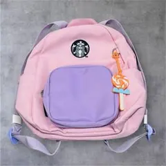 【韓国限定】スターバックス キッズ リュック ミニバックパック ピンク チャーム