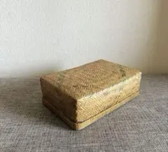 vintage 鳥越竹細工 竹籠 文庫 弁当箱 行李 メルカリ