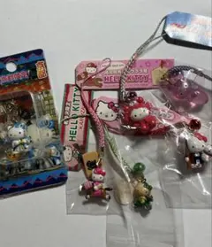 ハローキティ根付けストラップ 6個セット