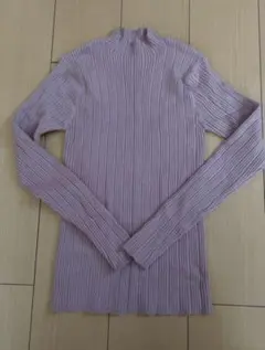 パープル ニット