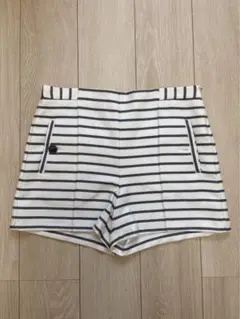 ZARA BASIC ボーダー ショートパンツ
