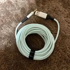 USB to 3.5mm オーディオケーブル 5M USB オス