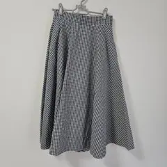 UNIQLO　サーキュラースカート(ギンガムチェック)