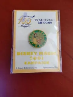 ディズニー　ピンバッジ　100周年　ウォルト TDR&ディズニーストアグッズ紹介】ウォルト・ディズニー