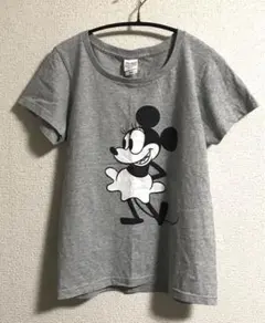 ディズニー ミニーマウス Tシャツ　M グレー