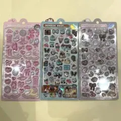 【国内正規品】　チョコミント　ガーリー　しろくろ　ボンボンドロップシール