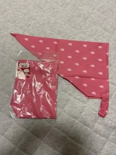 三角巾　イチゴ柄　2つ