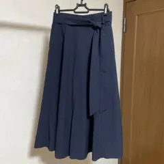 ナノユニバース　フレアスカート Fサイズ ネイビー