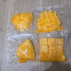 新品未使用　スクイーズ 4種セット　揚げ物風　パン粉付き　サクサク