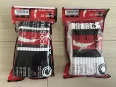 【ファミマ】ラインソックス コカコーラ25-28cm 2足セット