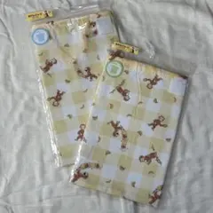 【725b4823】おさるのジョージ　巾着　L M 2枚セット